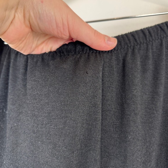 Vince Black Wide Leg Pants Women's M Elastic Waist Rayon Blend Minimalist - Picture 12 of 16